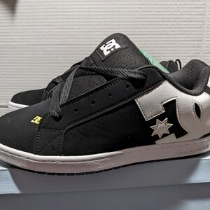 DC Kids Black and White Star Sneakers